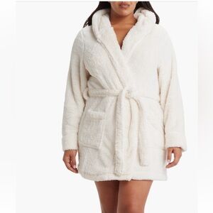 Honeydew snug bug high pile fleece Hooded robe